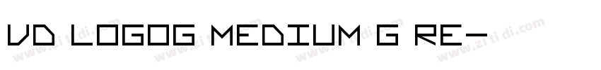 VD LogoG Medium G Re字体转换